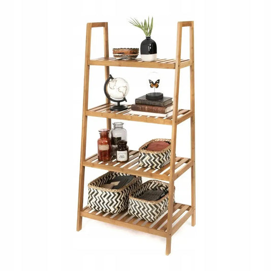 Norvo | Stående Blomsterhylle Trehylle Plantestativ Bambus Tilbehør 108cm
