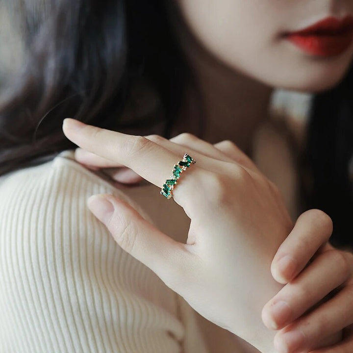 Skanto | Overveldende Baguette Krystallringer