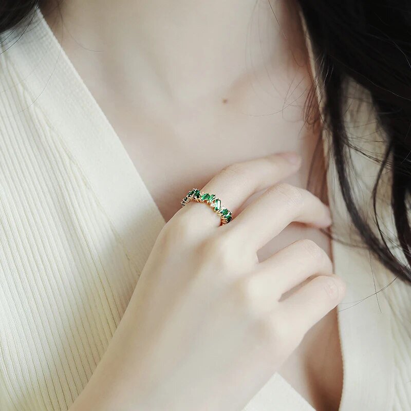 Skanto | Overveldende Baguette Krystallringer