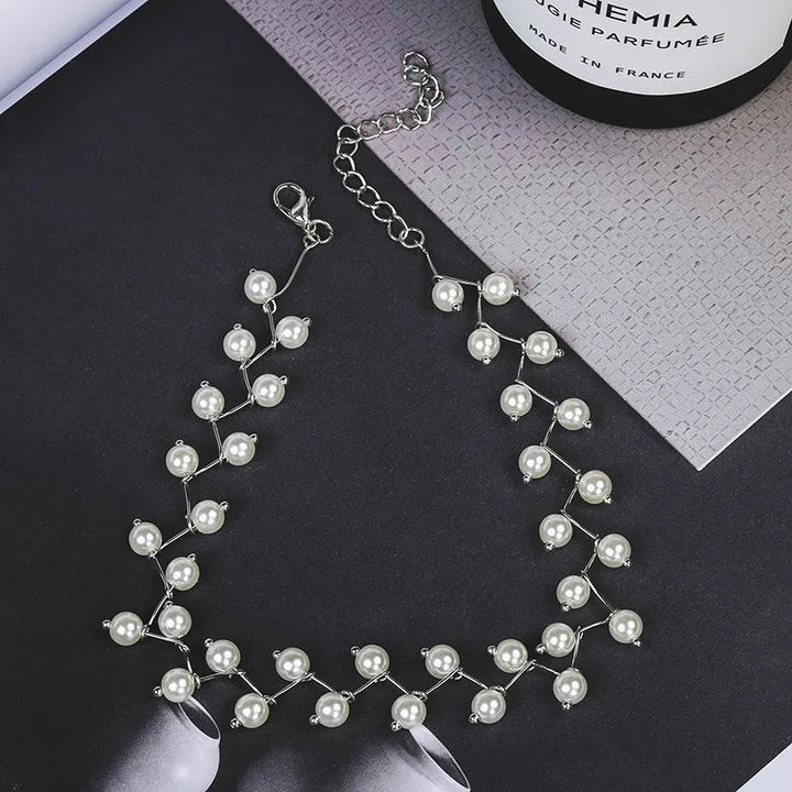 Skanto | Overveldende Perle Choker Halskjede