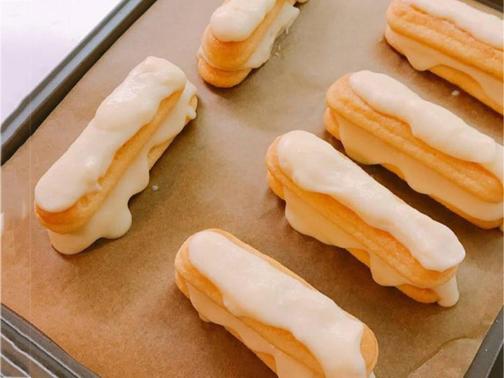 Rustfritt stål 4 deler Chrome Éclair Puff Dyse | Skanto