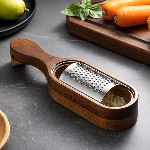 Rustfritt Stål Ostegrater med Oppbevaringsboks Multi-funksjonell Rivemaskin | Skanto
