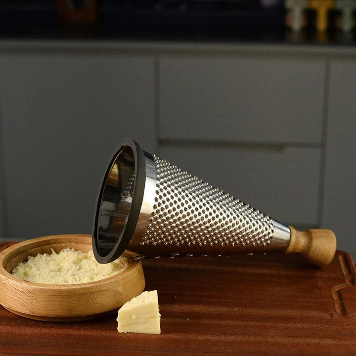 Rustfritt Stål Kjegle Ost Rivejern Multifunksjonell Manuell Rotary Rivejern | Skanto