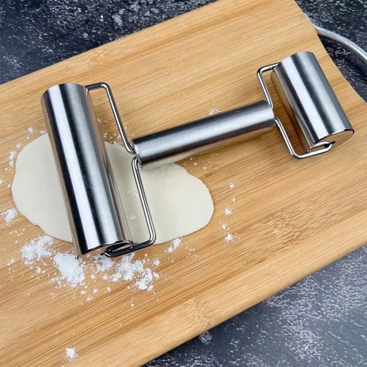 Rustfritt stål deigkjevler nonstick kjevle hjemmebaking verktøy | Skanto