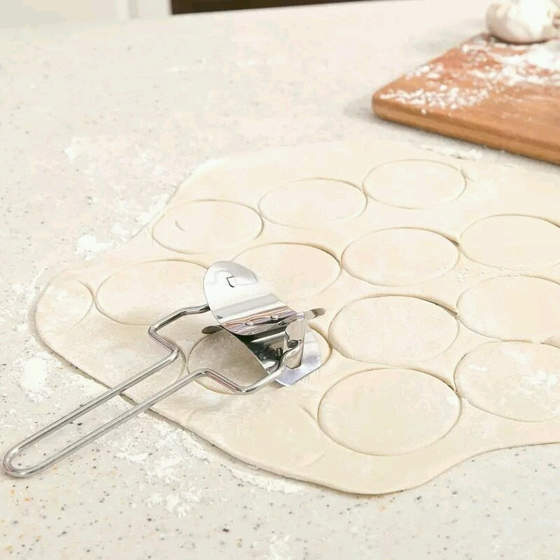 Rustfritt Stål Dumpling Maker Manuell Ravioli Mold Press Deig Cutter | Skanto