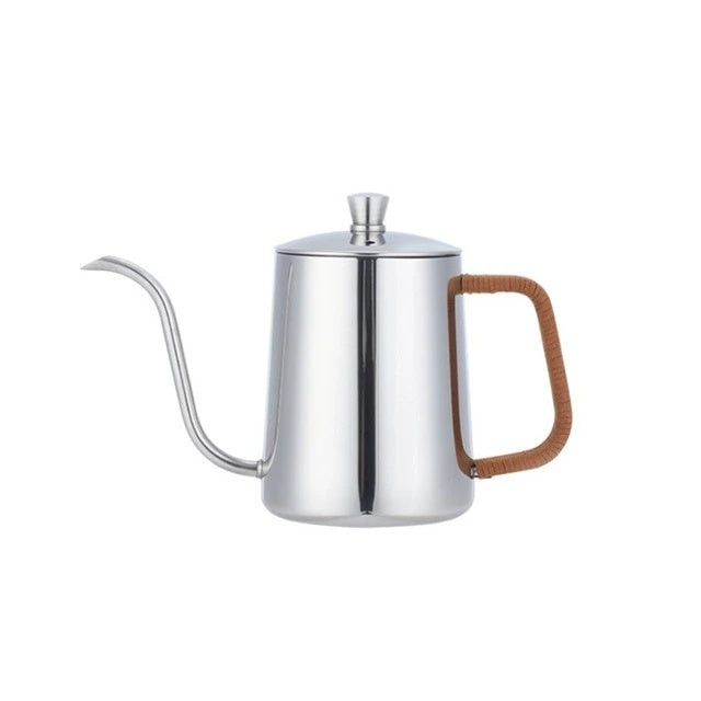 Rustfritt Stål Gåsehals Tekanne Kokeplater Tekanne Dryppkettle | Skanto