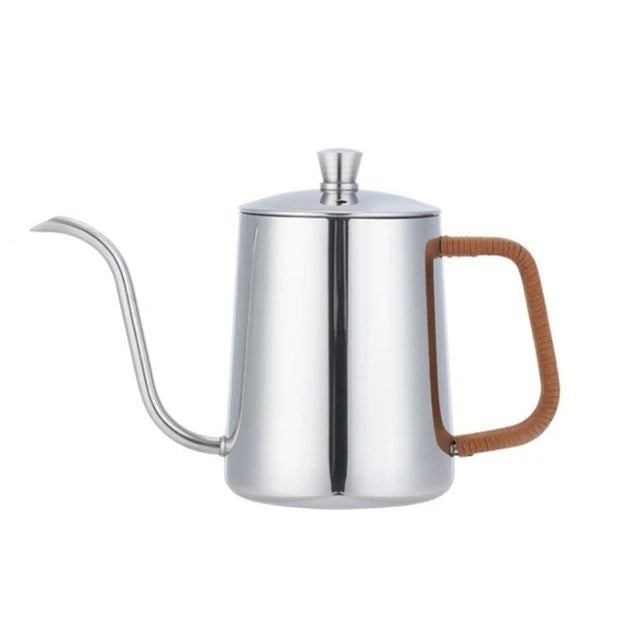 Rustfritt Stål Gåsehals Tekanne Kokeplater Tekanne Dryppkettle | Skanto