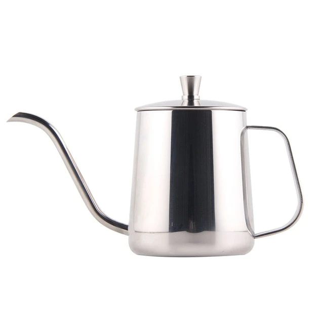 Rustfritt Stål Gåsehals Tekanne Kokeplater Tekanne Dryppkettle | Skanto
