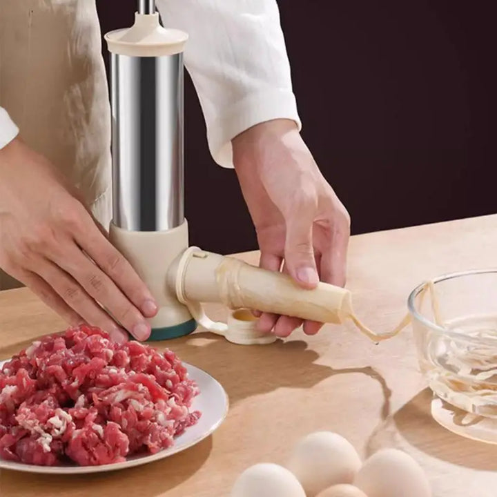 Rustfritt Stål Manuell Fyllingspølse Maker og Kjøttfyllingsverktøy | Skanto