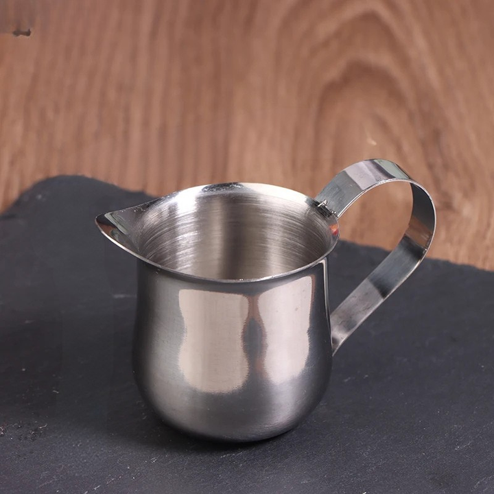 Rustfritt Stål Melkeskummer Kanne Kaffe Latte Kunst Målebeger | Skanto
