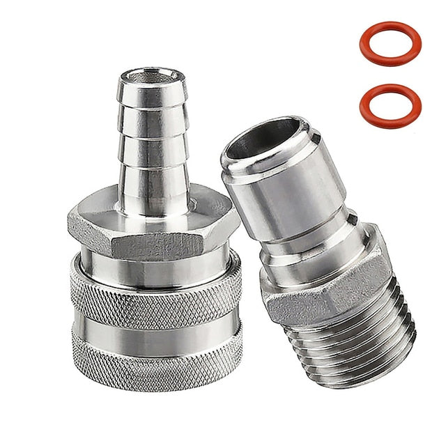 Rustfritt stål Moonshine Fitting Koblinger 1/2 Ølsett | Skanto