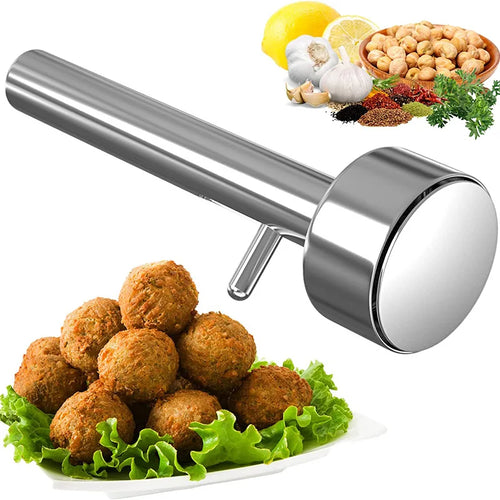 Rustfritt stål Non-Stick Kjøttbolle Maker Falafel Ball Scoop Molder | Skanto