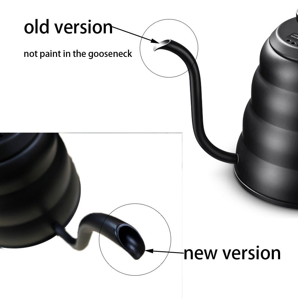 Rustfritt stål pour over kaffekanne dryppkjele med termometer | Skanto