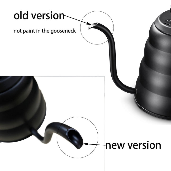 Rustfritt stål pour over kaffekanne dryppkjele med termometer | Skanto