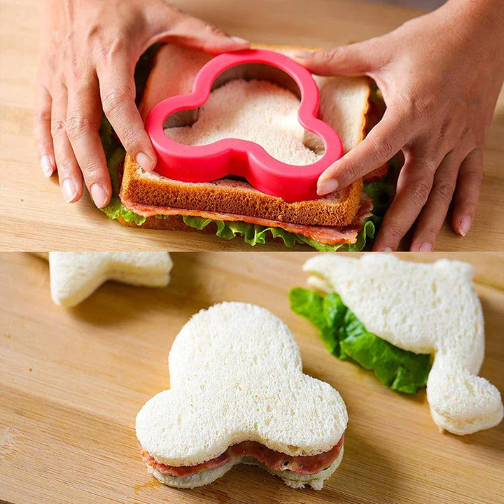 Rustfritt stål sandwich kuttere kakeform embosser matform maker | Skanto