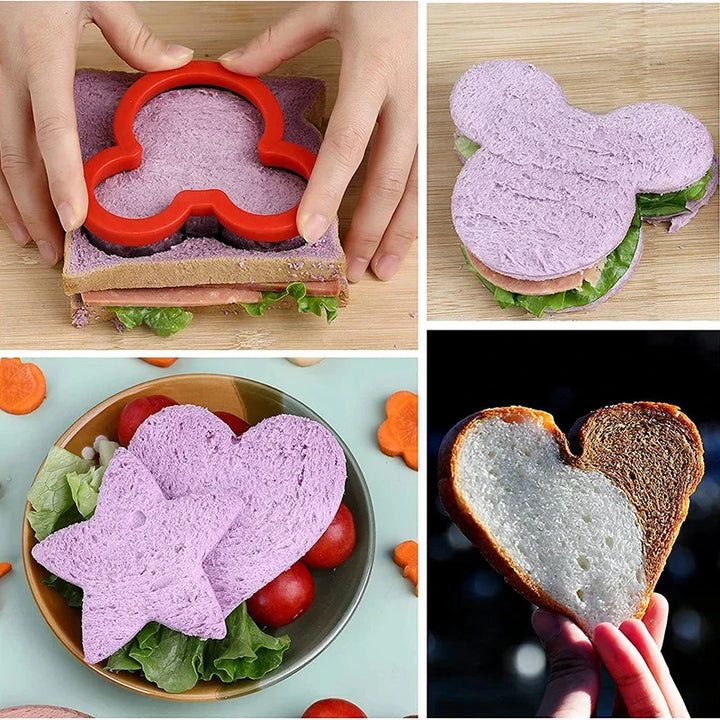 Rustfritt stål sandwich kuttere kakeform embosser matform maker | Skanto