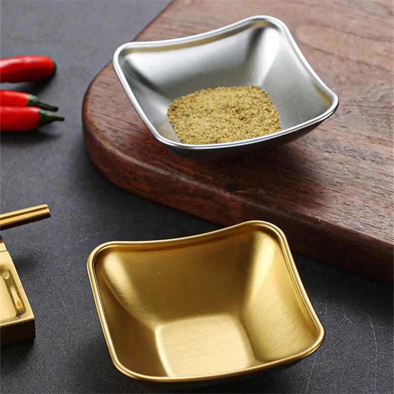 Rustfritt Stål Krydderfat Hot Pot Dipping Skål Krydderbrett | Skanto
