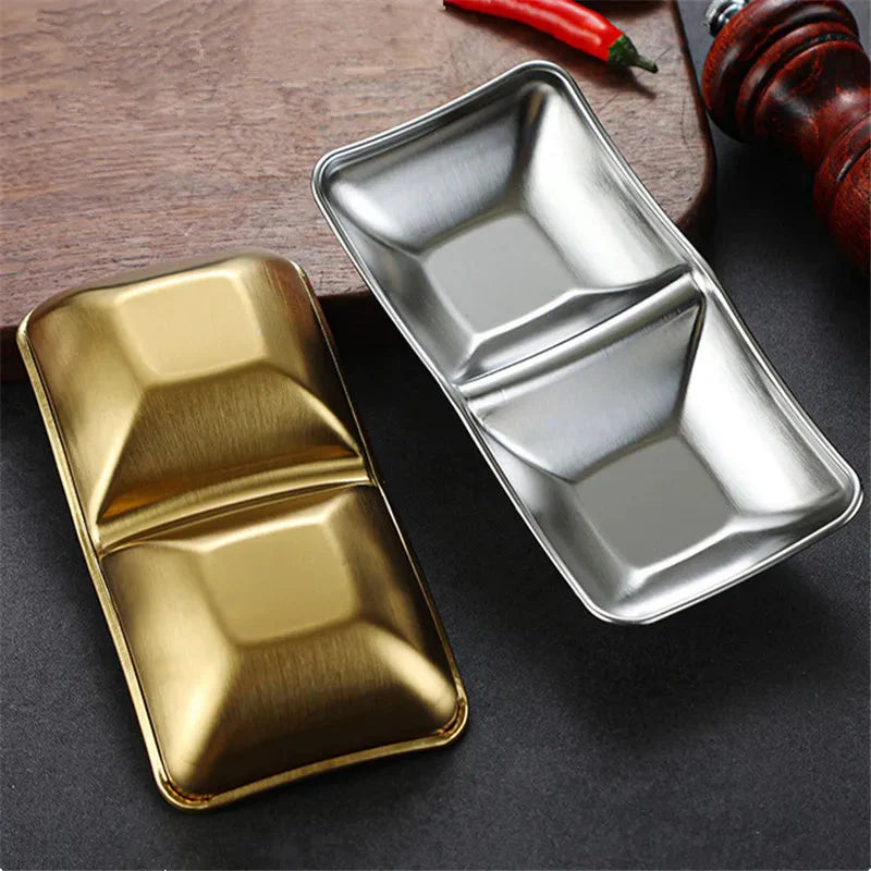 Rustfritt Stål Krydderfat Hot Pot Dipping Skål Krydderbrett | Skanto