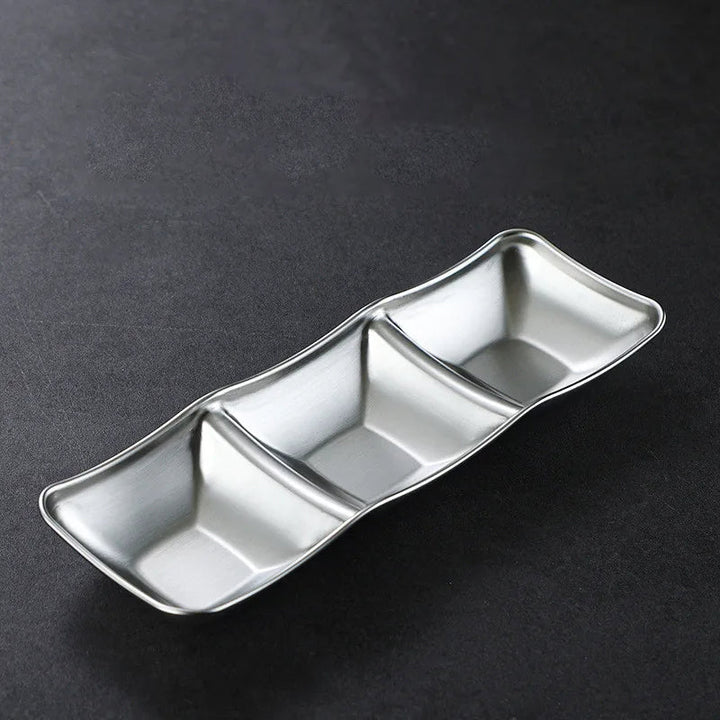 Rustfritt Stål Krydderfat Hot Pot Dipping Skål Krydderbrett | Skanto