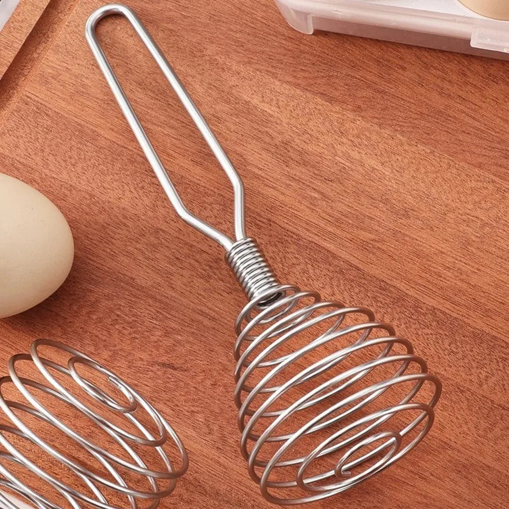 Rustfritt stål spiralvisp manuell blender matlaging egg saus rører | Skanto