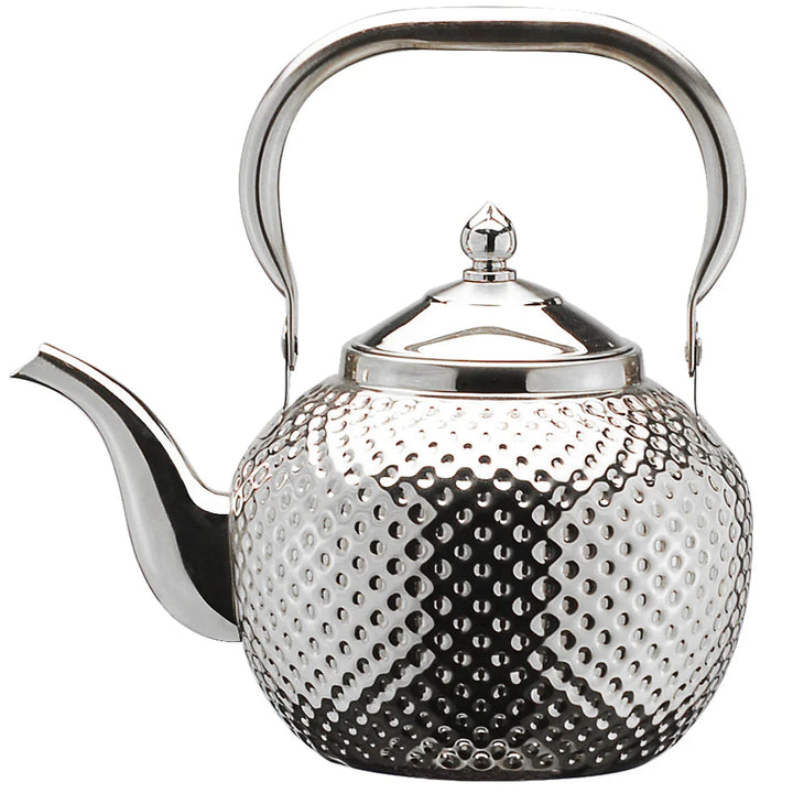Rustfritt Stål Komfyr Kettle Restaurant Teapot med Avtakbar Infuser | Skanto