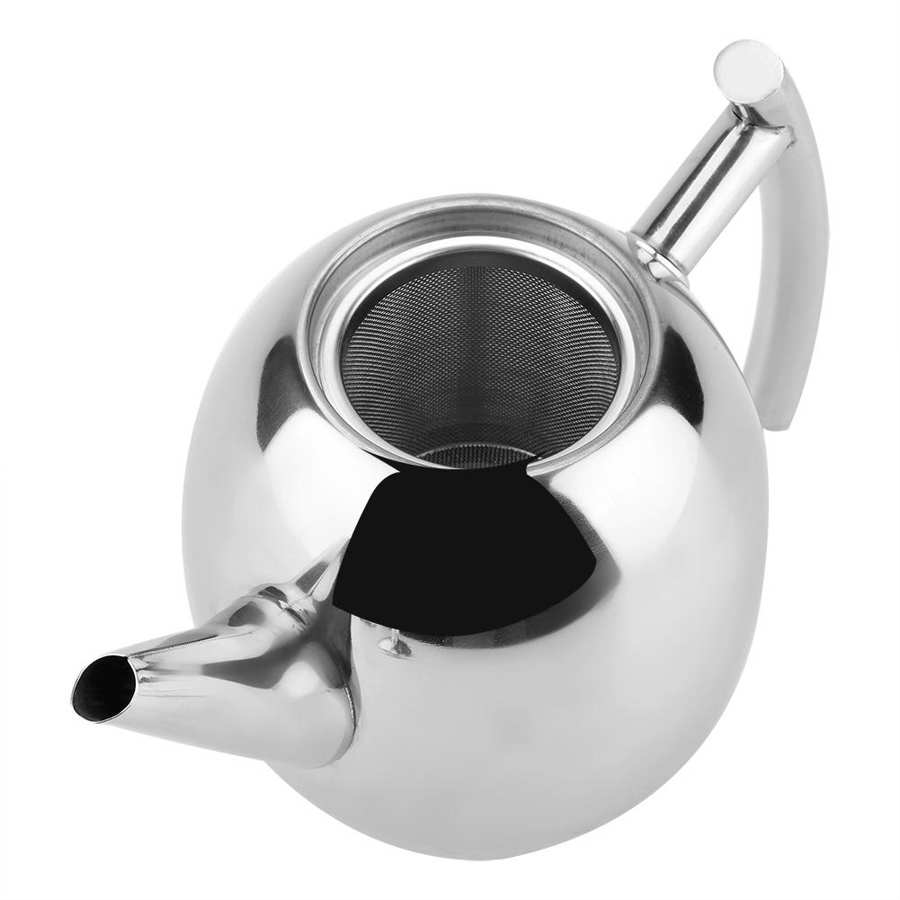 Rustfritt Stål Tekanne Te Kaffe Kjele Beholder med Avtakbar Mesh | Skanto