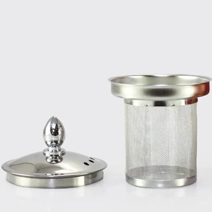 Rustfritt Stål Vannkanne Blomstermønster Palass Teapot Te Kanne | Skanto