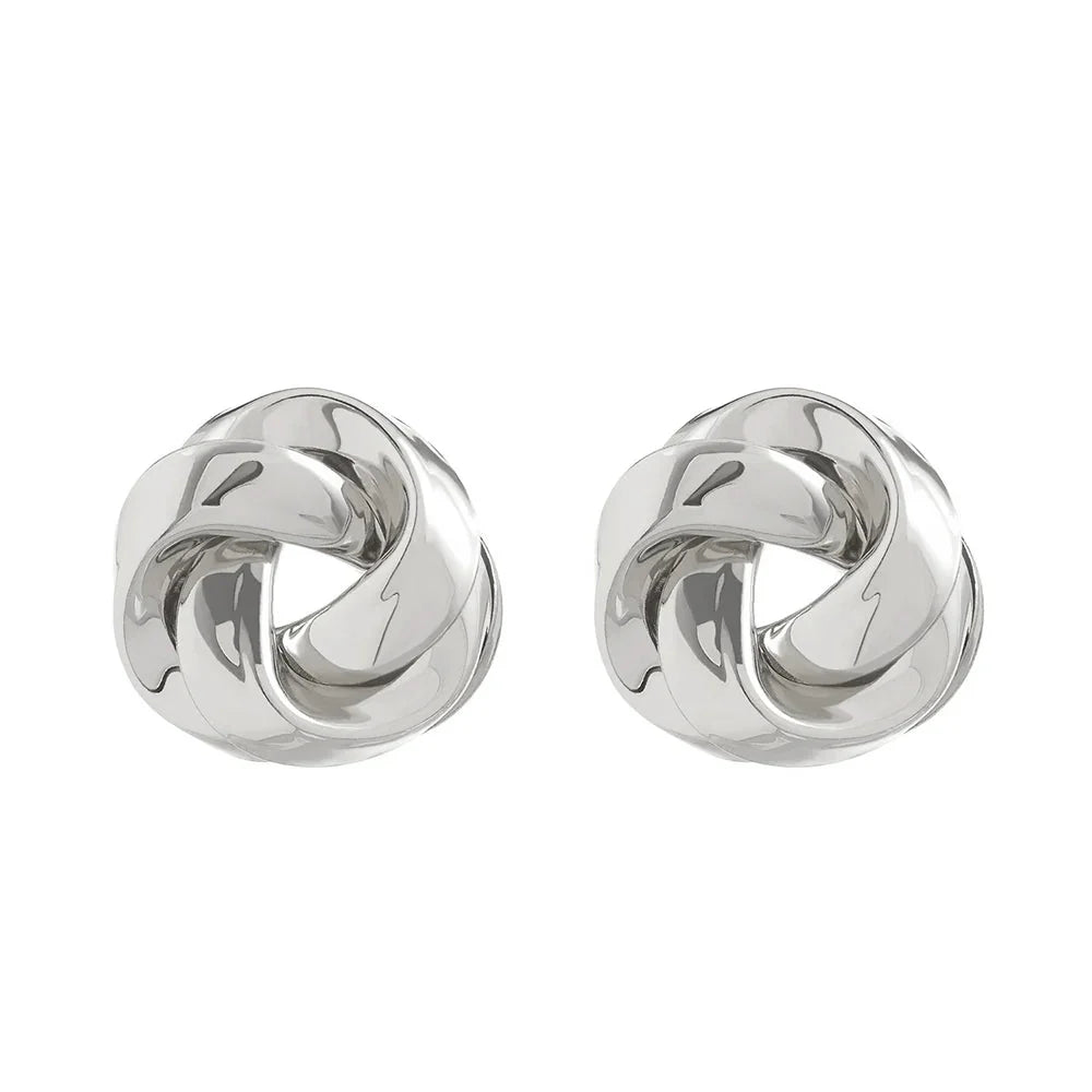 Skanto | Statement Pretzel Spiral Twist Øredobber