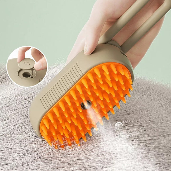 Skanto | Cat Steam Brush For Pet Grooming