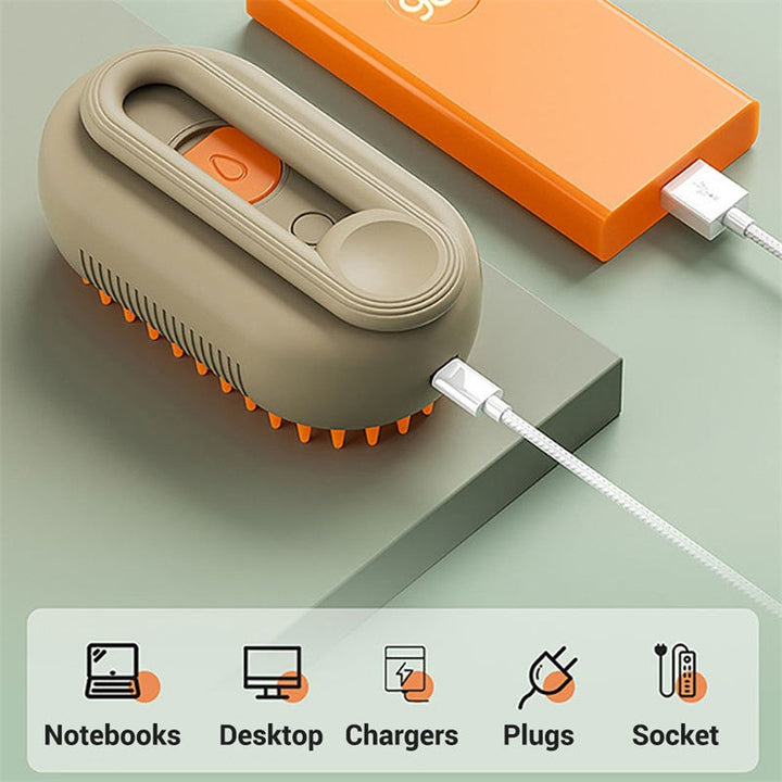 Skanto | Cat Steam Brush For Pet Grooming
