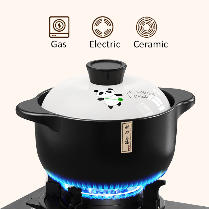 Stew Pot Casserole Keramisk Sauspan Temperatur Motstandsdyktig Koking Panne | Skanto