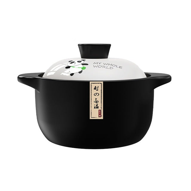 Stew Pot Casserole Keramisk Sauspan Temperatur Motstandsdyktig Koking Panne | Skanto