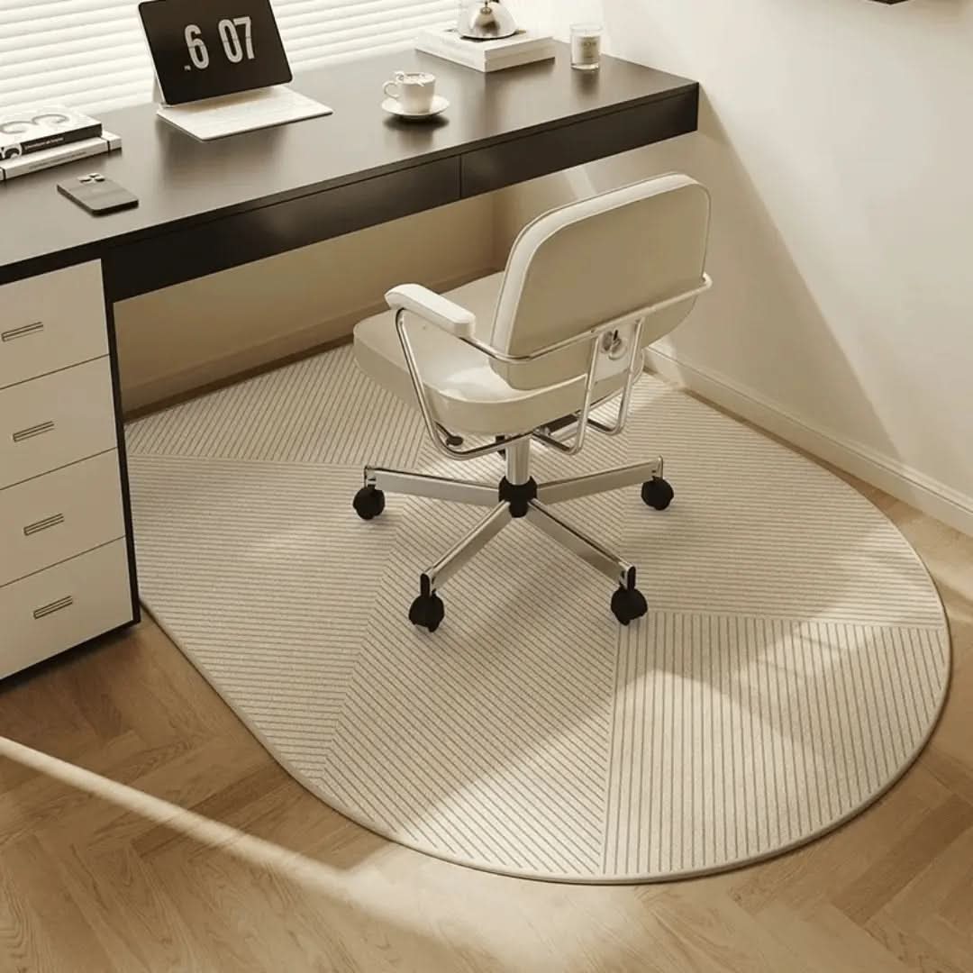 FlexGuard Bürostuhlmatte – Stilvoller Teppichschutz für Bürostühle