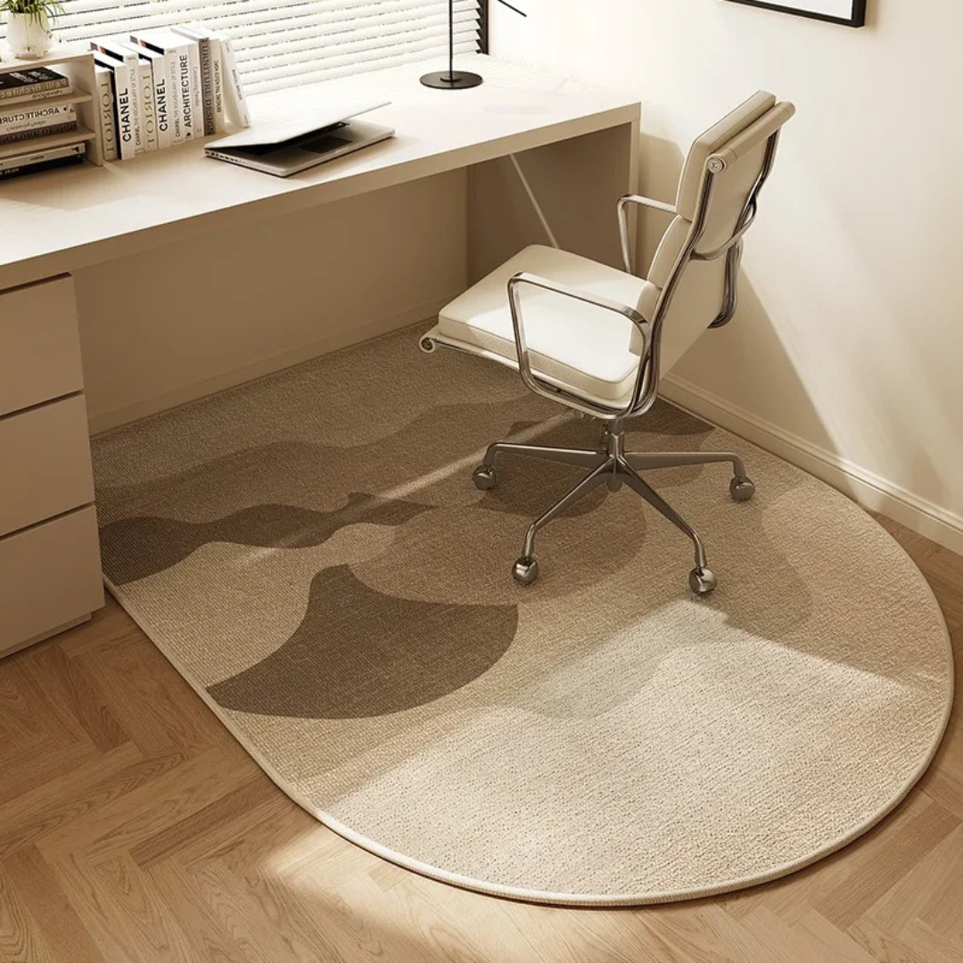 FlexGuard Bürostuhlmatte – Stilvoller Teppichschutz für Bürostühle