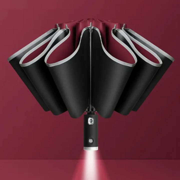 StormShield LED Paraply med Automatisk | Skanto