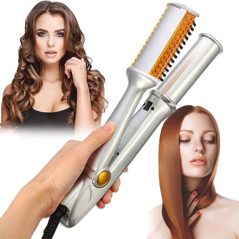 STYLESPIN – 2-i-1 roterende Haarbürste mit einstellbaren Temperaturestufen