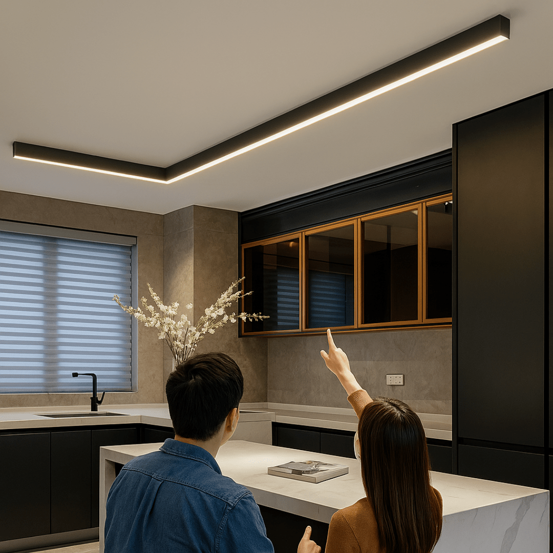 Skanto | LUMIVIA – Minimalistisk LED Taklampe med Skandinavisk Eleganse