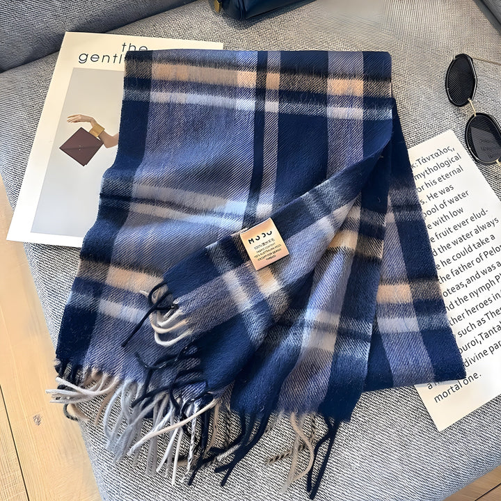 Skanto | Stylish British Checked Cashmere Women's Winter Scarf - Victoria