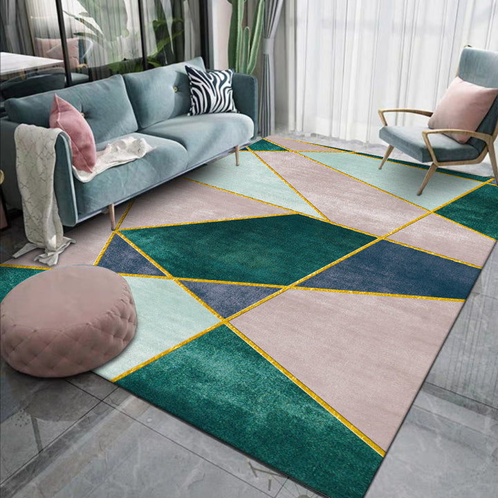 Skanto | Teppe Moderne Geometrisk Polyester Vaskbar Sklisikker