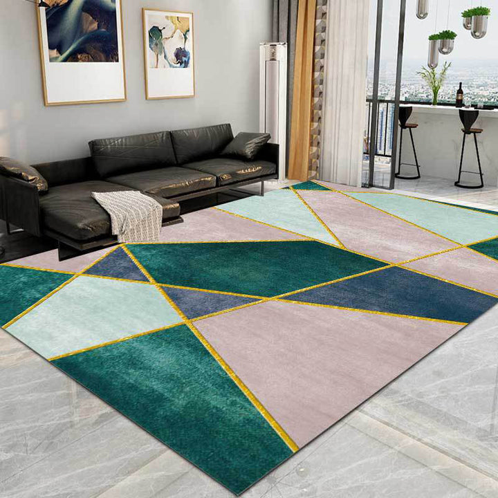 Skanto | Teppe Moderne Geometrisk Polyester Vaskbar Sklisikker