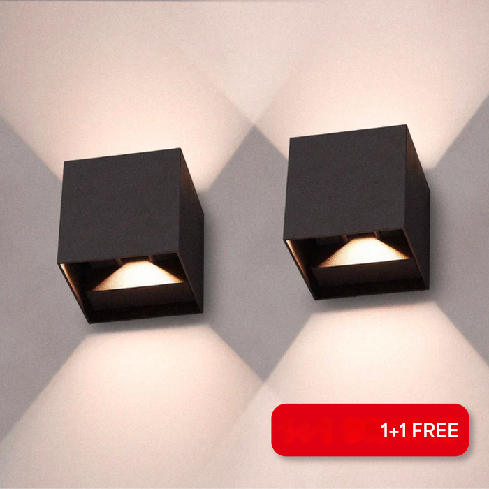 Skanto | Stilig LED Kube Vegglampe - LumiCube