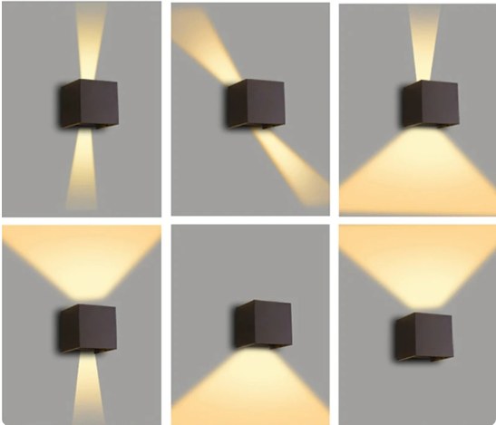 Skanto | Stilig LED Kube Vegglampe - LumiCube