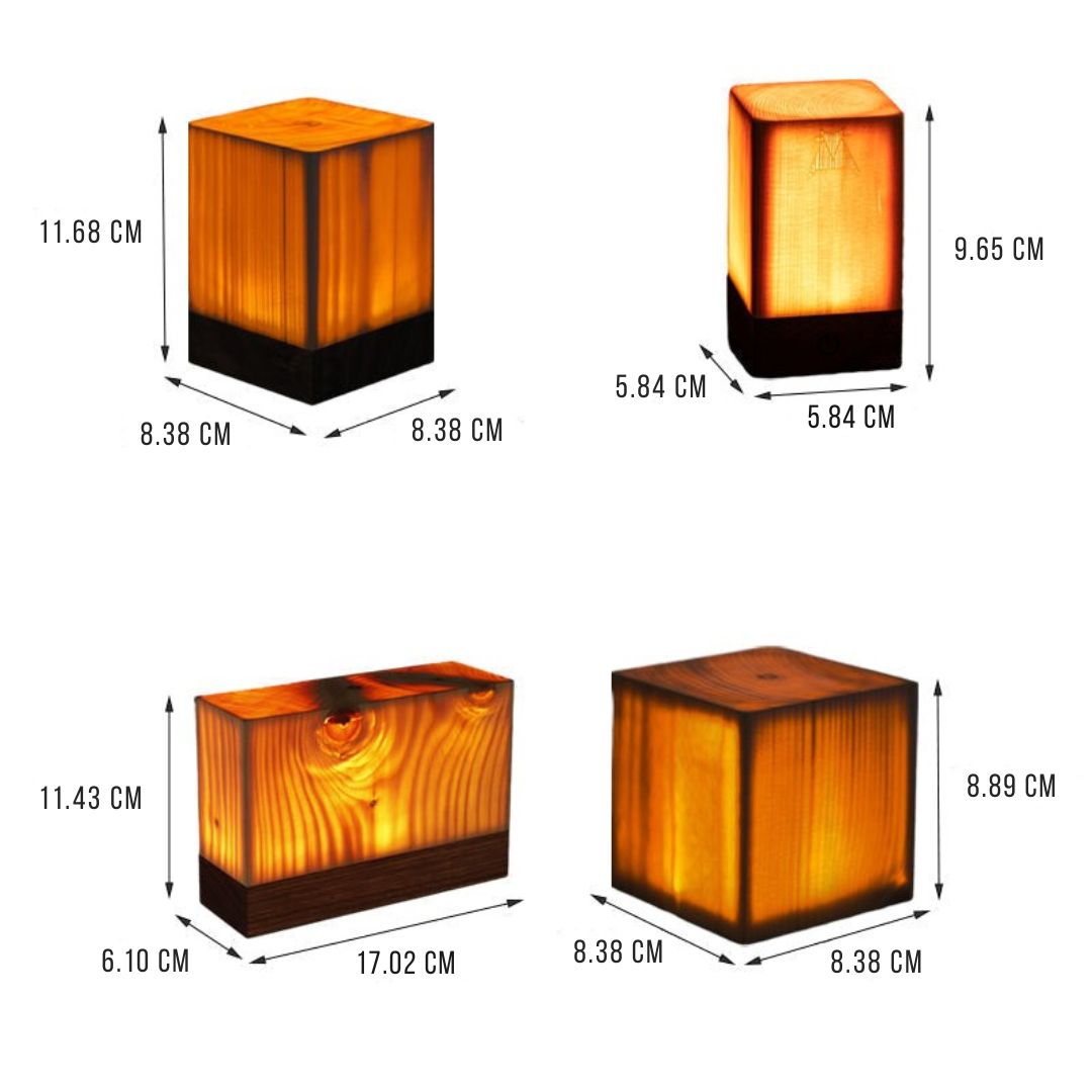 Skanto | Stilig LED Bordlampe - WoodGlow