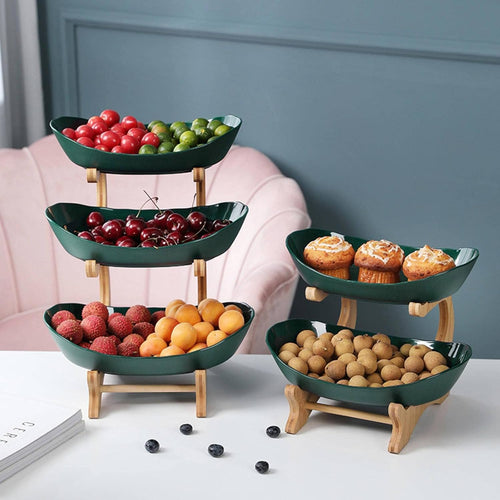Skanto | Stilig Metall Fruktstativ med 2 eller 3 Tier - StackFruit