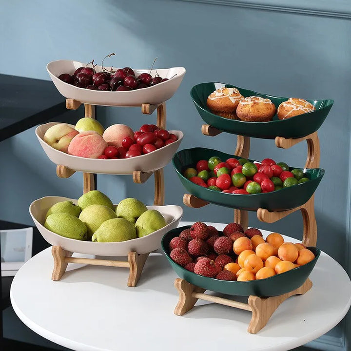 Skanto | Stilig Metall Fruktstativ med 2 eller 3 Tier - StackFruit