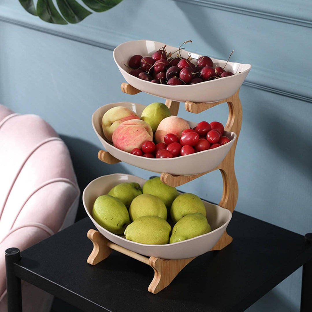 Skanto | Stilig Metall Fruktstativ med 2 eller 3 Tier - StackFruit