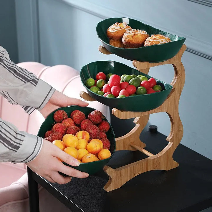 Skanto | Stilig Metall Fruktstativ med 2 eller 3 Tier - StackFruit