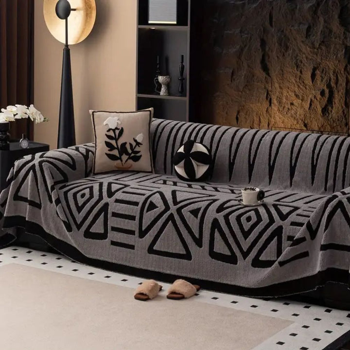 Skanto | Moderne Geometrisk Sofatrekk Bomullsblanding