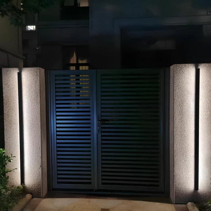 Skanto | Utendørs Vegglampe Svart Aluminium LED Armatur