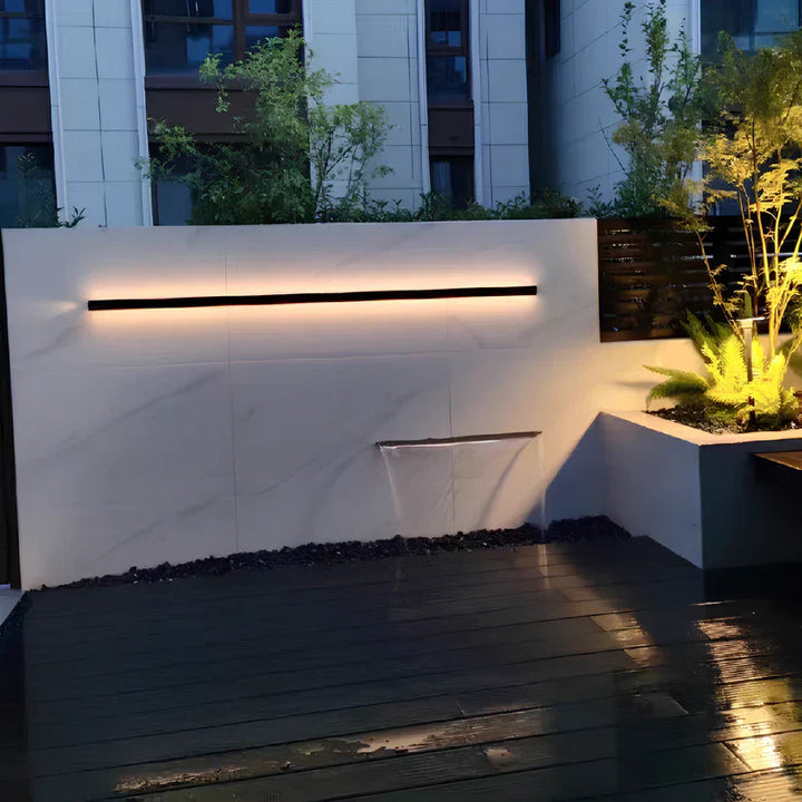 Skanto | Utendørs Vegglampe Svart Aluminium LED Armatur